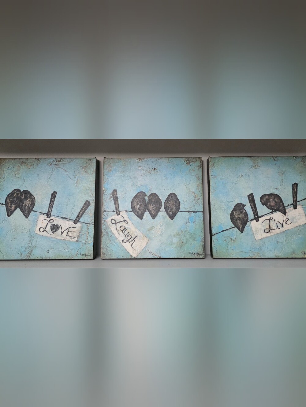 Love Laugh Live Wall Decor